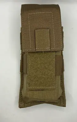 MOLLE 1 X 2   Magazine Pouch 5.56  7.62 X 51  308 Coyote NOS • $24.95