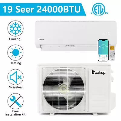 24000 BTU Mini Split Air Conditioner Heat Pump 19 SEER INVERTER AC Ductless • $949.89