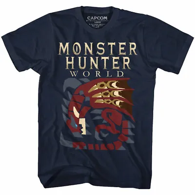 Monster Hunter World Big Red Dragon Men's T-Shirt Creatures OFFICIAL Capcom • $22.13