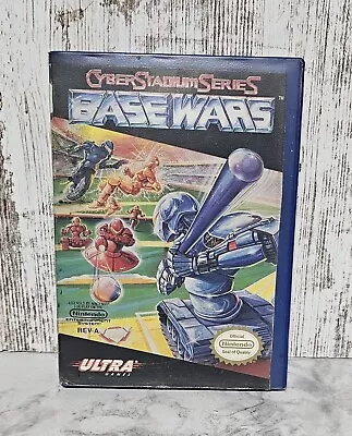 Cyber Stadium Series Base Wars Nintendo NES Authentic Box Only • $19.95