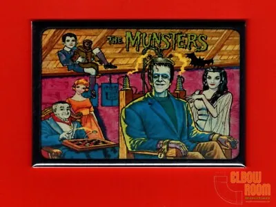 The Munsters Vintage Lunch Box Art 2x3  Fridge/locker Magnet Aladdin Side B • $3.75