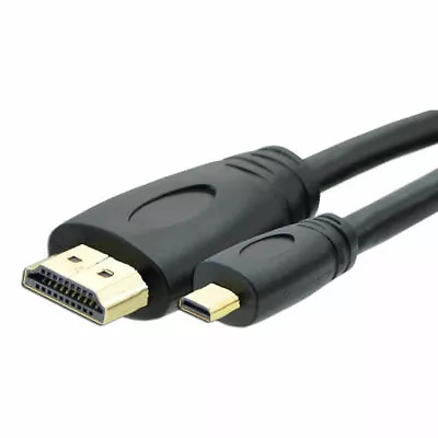 Micro HDMI To HDMI Cable For ACER ICONIA TAB A700 Tablet To TV HDTV • £6.95