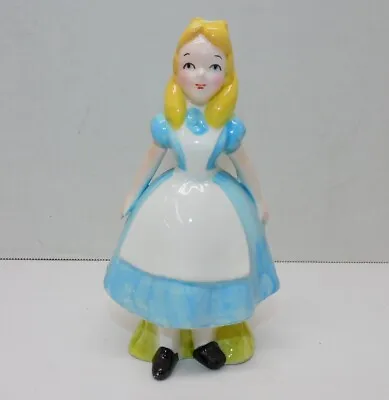 Vintage Walt Disney Productions Alice In Wonderland 6” Ceramic Figurine (Japan) • $17.95