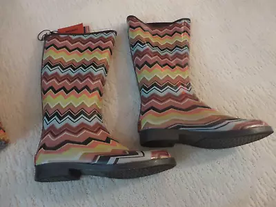 MISSONI For TARGET  - Chevron Tall Boots - NIB With Tags - Size 9 • $25