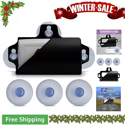 EZ Pass Holder With 3 Suction Cups - Durable Toll Pass Transponder Holder • $18.99