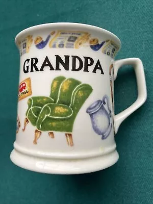 £8.99 • Buy Past Times Grandpa Bone China Mug - Grandad Birthday Gift 9.5cm Tall