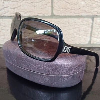 Dolce And Gabanna D&G Black Frames Sunglasses Made In Italy DG 648S B5 Womens • $79