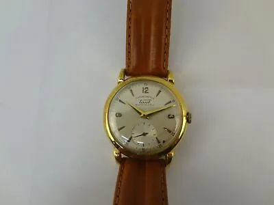 $899.99 • Buy Tissot Vintage Chronometer Automatic Bumper 17J 18kt Yellow Gold Case Watch