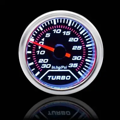 Car Turbo Boost Gauge 2  52mm Pointer Needle Digital Pressure Meter Psi Vacuum • $18.99
