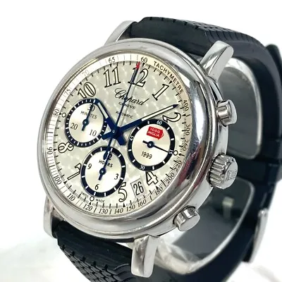 £2310.27 • Buy Chopard 8331 Mille Miglia Date Chronograph Automatic Wristwatch Silver/Black