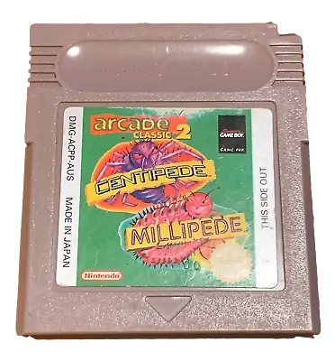 Centipede Millipede Nintendo Gameboy Cartridge #2 • $34.90