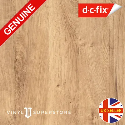 D-C FIX RIBBECK OAK WOOD STICKY BACK PLASTIC SELF ADHESIVE VINYL FILM 67.5cm • £7.99