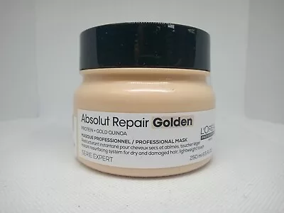 £16.99 • Buy L'Oréal Absolut Repair Golden Professional Mask: Protein + Gold Quinoa 250ml
