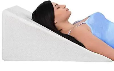 Ebung Bed Wedge Pillow With Memory Foam Top 12in - 45 Degree  Assorted Sizes  • $55.97