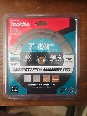 Makita B-69624 7 In Diamond Saw Blade Concrete Block Paver Brick • $5