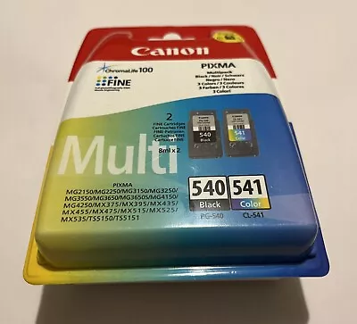 Canon PG-540 & CL-541 Ink Cartridge Multipack NEW & SEALED • £29