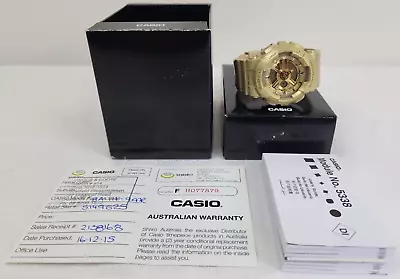 Casio Baby-G BA-111-9A Analog Digital Watch Gold Women's • $169.99