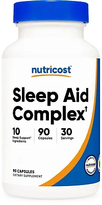 Nutricost Sleep Aid Complex 1330mg Serving (90 Capsules) • $12.99