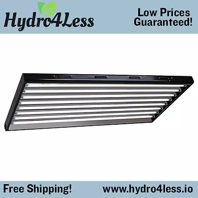 ProLamp HO 4 FT 8 LAMPS T5 Flourescent Grow Light 120V-277V Hydroponic Fixture  • $150