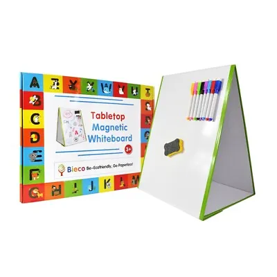 £19.98 • Buy Magic Whiteboard A3 - Magnetic Dry-wipe Erase Foldable Easel + 8 Pens + Eraser