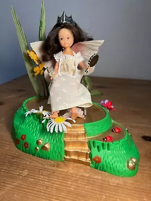 RARE Vintage 1980's Hornby Flower Fairies Fairy Queen Of The Meadow + Necklace • £70