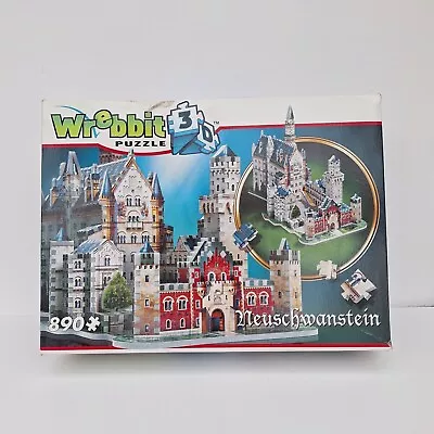 Wrebbit 3d Puzzle Neuschwanstein Castle 890 Pieces • £12