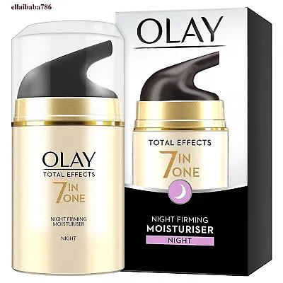 $24.97 • Buy New Olay Total Effects 7 In 1 Anti Ageing Night Firming Cream For Skin - 20 Gram