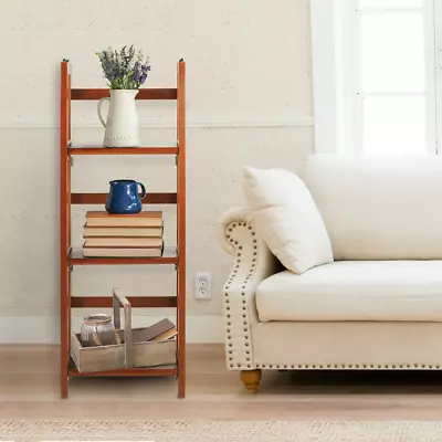 331-35 14 In. 3-Shelf Folding Bookcase Honey Oak • $59.23