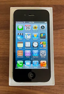 IOS 6.1.3 | Apple IPhone 4 | 8GB | Black (Sprint) MD146LL/A | A1349 (CDMA) • $65