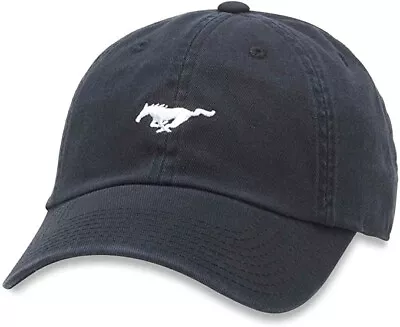 American Needle Ford Mustang Micro Slouch Hat Pony Icon Dad Cap Black OSFA New • $28