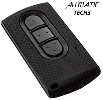 ALLMATIC TECH3 TECH3 PLUS Remote Control Rolling Code 433.92MHz. • £13.45