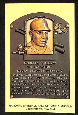 1964 Hall Of Fame Plaque Martin Dihigo HOF Cooperstown NM  Yellow D82229 • $6