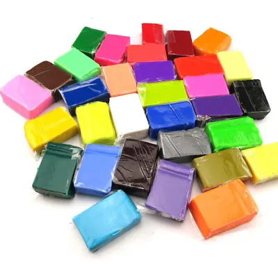 32 Color Oven Bake Polymer Clay Block Modelling Moulding Sculpey Toy Tool Set US • $13.99