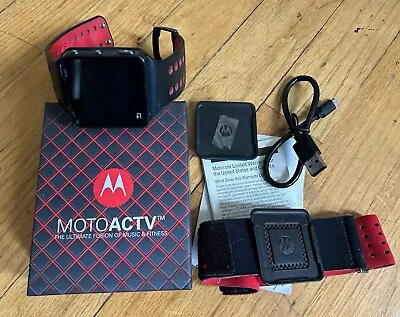 Used - Motorola MOTOACTV 1GB GPS Fitness Tracker And Music Player Smartwatch • $24.99