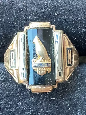 Vintage 1958 Willmar MN Minnesota High School Class Ring 10K Josten Size 11 1/2 • $43