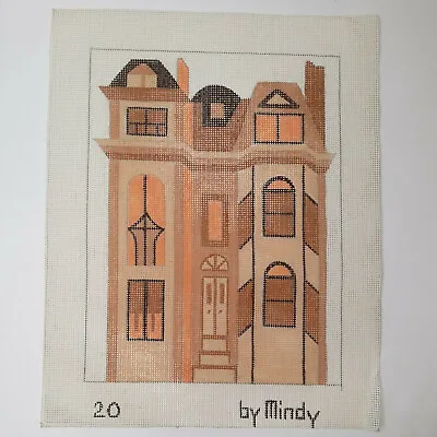 MINDY Hand Painted Needlepoint Canvas #20 VICTORIAN HOUSE • $64.72