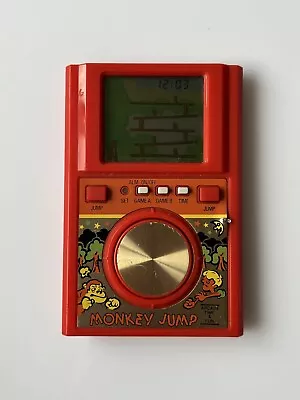 Monkey Jump (1982) V-Tech Arcade Time & Fun Donkey Kong Clone Handheld Game • $175