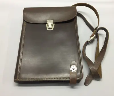 Soviet Red Army USSR Military Officer Leather Planshet Bag Case Tablet 1975 • $25.25