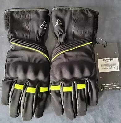 Triumph Warwick Waterproof Motorcycle Gloves Size M / 9 • $59.74