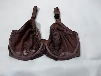 M&S Autograph Bra Underwired Nonpadded Embroidered Lace Bra Size 34G Nude • £12