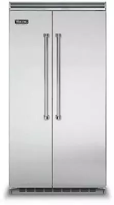 Viking VCSB5423SS Quiet Cool 25.3 Cu. Ft. Side-by-Side Built-In Refrigerator - • $8749.30