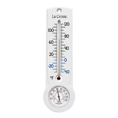 BBB82356 La Crosse 8.75  Indoor/Outdoor Thermometer & Hygrometer With Key Hider • $8.95