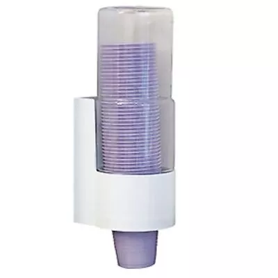 Plasdent Cup Dispenser Translucent With White Base For 5 Oz Cups • $57.39