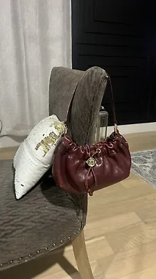 Gorgeous Michael Kors Bag Bordeaux Leather W/Gold Chain  Small Size. • $59.99