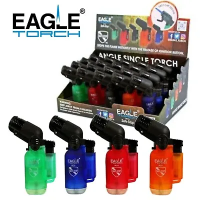 Eagle  Angled  Flame Butane Torch Lighter Refillable Windproof LOT Of 1 • $5.99