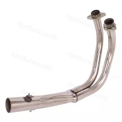 For Kawasaki Vulcan S 650 500MG Exhaust Muffler Header Pipe Connect 51MM Tips • $248.62