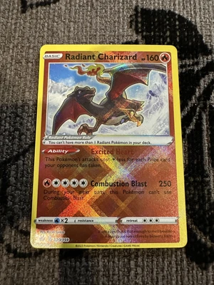 $2 • Buy Radiant Charizard 020/159 Crown Zenith Pokemon Go Mint