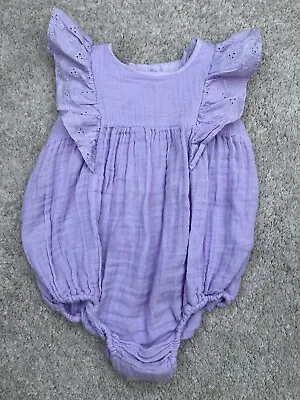 Matalan Baby Girl's Summer Romper Size 6-9 Months 74cm 9 1/2kg/21lbs • £3