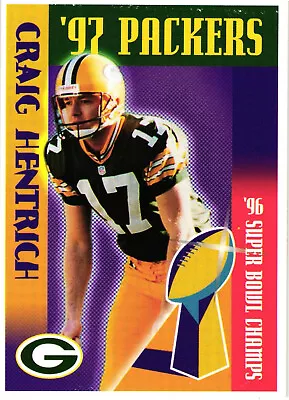 1997 Packers Police #17 Craig Hentrich • $2.03