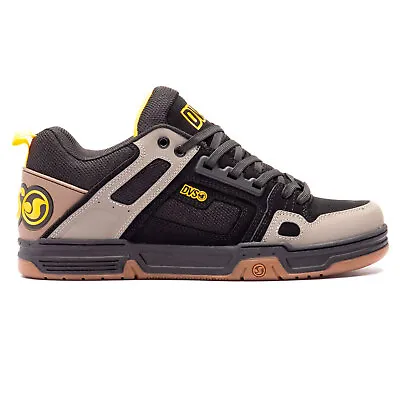 DVS Men's Comanche Brown/Black/Yellow Low Top Sneaker Shoes Clothing Apparel • $168.52